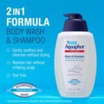 Aquaphor Children's Body Wash and Shampoo, Fragrance Free, Tear Free Shampoo and Body Wash for Kids, From Pediatrician-Recommended Brand, 25.4 Fl Oz Pump Bottle - Image 2