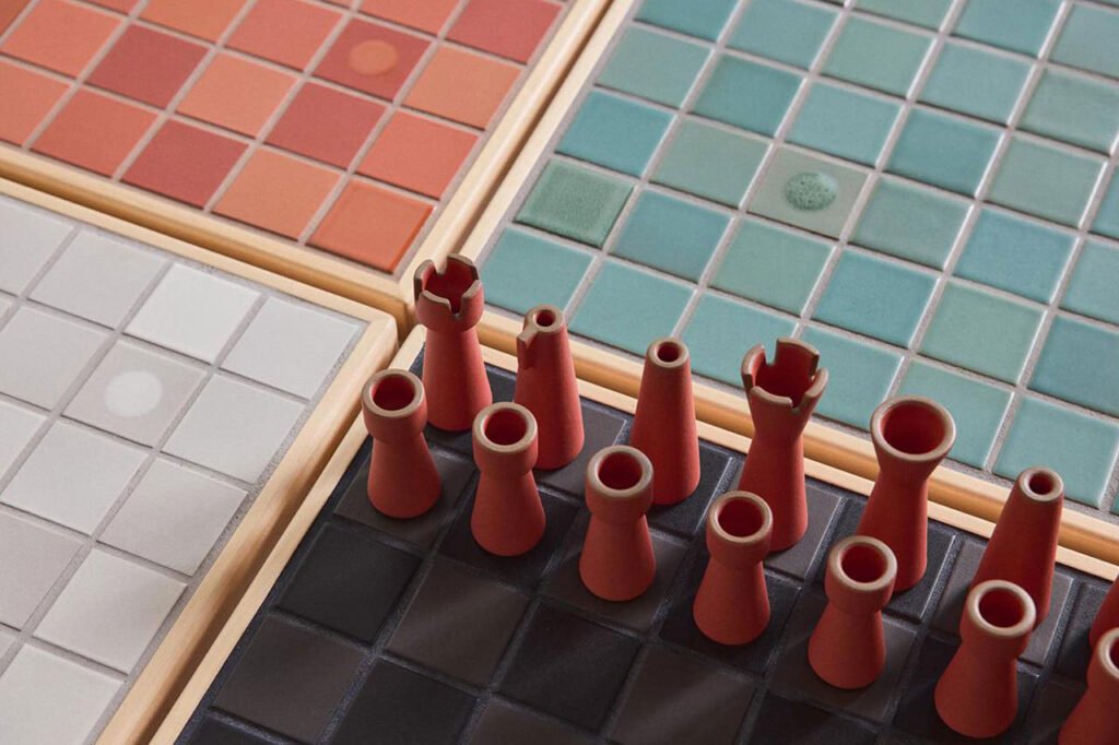 Artek and Heath Ceramics' New Tile Tables Cleverly Cohere Clay with Wood
