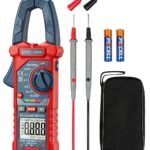 AstroAI Digital Clamp Meter Multimeter 2000 Counts Amp Voltage Tester Auto-ranging with AC/DC Voltage, AC Current, Resistance, Capacitance, Continuity, Live Wire Test, NCV, Blue