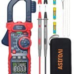 AstroAI Inrush Digital Clamp Meter Multimeter 1000A TRMS 6000 Counts, Amp Voltage Tester with VFD, LOZ Mode; Measures AC/DC Current Voltage Temperature Resistance Capacitance Frequency Continuity NCV