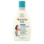 Aveeno Kids Curly Hair Conditioner, Hydrating Conditioner, Kids Curly Hair Products, Oat Extract & Shea Butter, Gentle Scent, 12 fl. oz (Pack of 1)