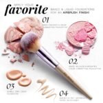 BS-MALL Makeup Brush Set 18 Pcs Premium Synthetic Foundation Powder Concealers Eye shadows Blush Makeup Brushes with black case - Image 2