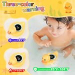 Baby Bath Thermometer Duck Toy - Floating Digital Water Temperature Monitor with LED Display & Color Alerts for Infants Newborns, Cute Bathtub Sensor & Safe Bath Time Essential - Image 2