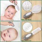 Baby Healthcare and Grooming Kit for Newborn Kids, 24PCS Upgraded Safety Baby Care Kit, Newborn Nursery Health Care Set, Baby Care Product (Grey White) - Image 2