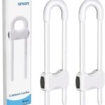 Baby Proofing Cabinets,Cabinet Locks for Babies,U-Shaped Child Locks for Cabinets, Child Proof Cabinet Latches,Child Safety Cabinet Locks with Adjustable by SPISPI (Pack of 2)