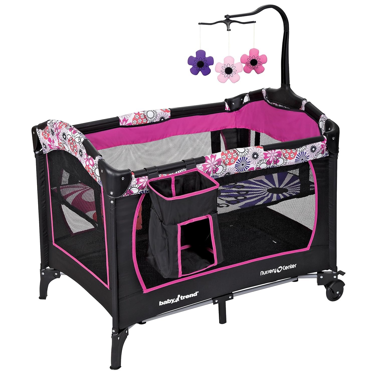 Baby Trend Nursery Center® Playard, Floral Garden Baby Trend Nursery Center® Playard, Floral Garden - Image 1