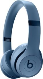 Beats Solo 4 - Wireless On-Ear Bluetooth Headphones, Up to 50-Hour Battery Life, Ultra-Lightweight Comfort, Powerful and Balanced Sound, Apple & Android Compatible - Slate Blue