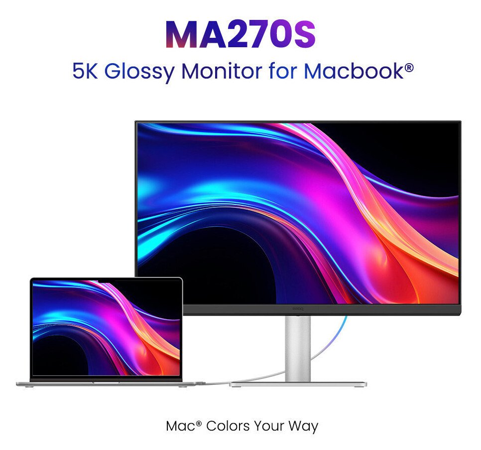 BenQ Launches New 5K Glossy Monitor Purpose-Built for Mac Users