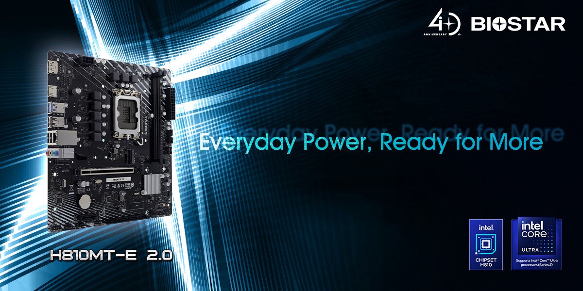 Biostar Introduces H810MT-E 2.0 Motherboard