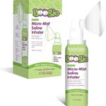Boogie Micro-Mist Saline Inhaler, Baby Nose Congestion Relief, Nasal Spray for Kids, Pediatrician Recommended, 1.7oz Unscented - Pack of 1