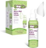 Boogie Micro-Mist Saline Inhaler, Baby Nose Congestion Relief, Nasal Spray for Kids, Pediatrician Recommended, 1.7oz Unscented - Pack of 1