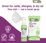 Boogie Micro-Mist Saline Inhaler, Baby Nose Congestion Relief, Nasal Spray for Kids, Pediatrician Recommended, 1.7oz Unscented - Pack of 1 - Image 2