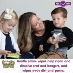 Boogie Wipes Gentle Wet Wipes for Baby and Kids, Face, Hand, Body & Nose, Made with Vitamin E, Aloe, Chamomile and Natural Saline, Fresh Scent, 90 Count - Image 2