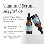Brandefy Vitamin C Face Serum 15% L. Ascorbic Acid, Ferulic Acid .5% + Vitamin E for Self Care and Beauty, Face Dark Spot Corrector and Anti Aging 1oz, Made In The USA - Image 2