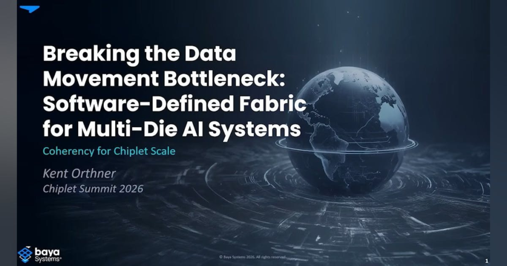 Breaking the Data Movement Bottleneck Chiplets Summit Session