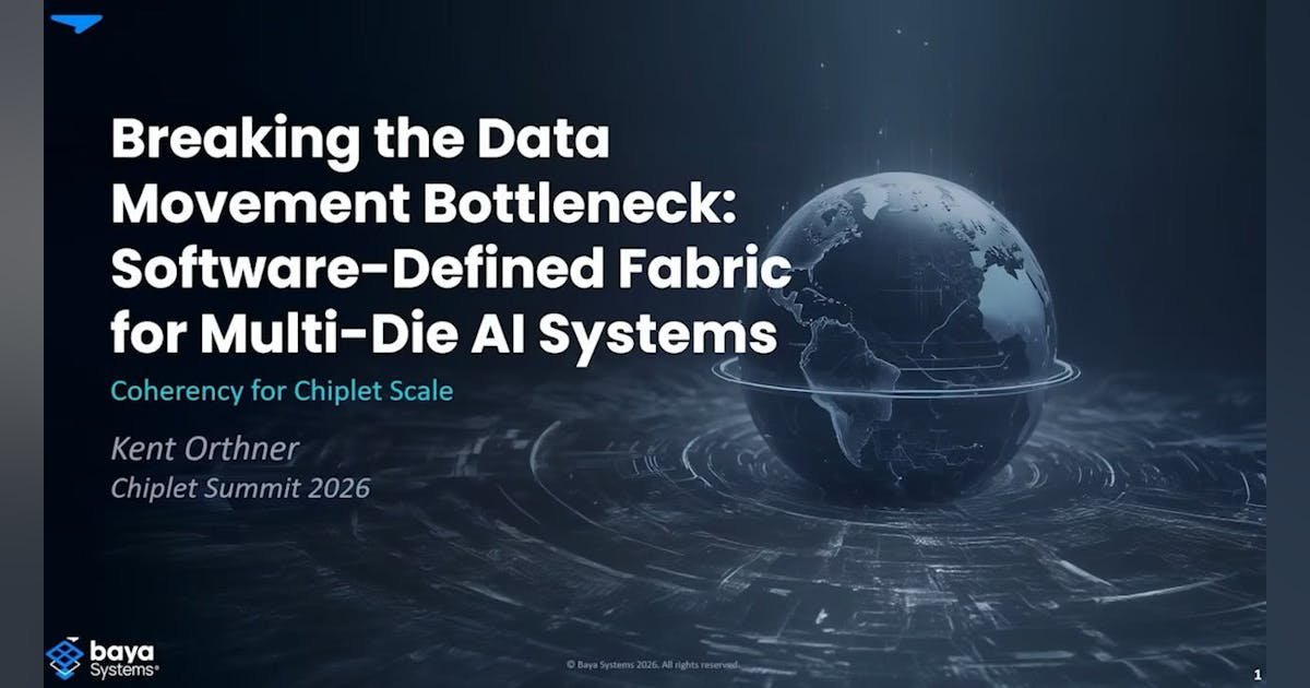 Breaking the Data Movement Bottleneck Chiplets Summit Session
