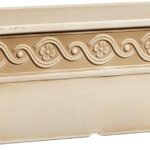 Classic Home and Garden Corinthian Trough Planter 10" Desert Tan