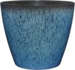 Classic Home and Garden Premiere Collection Planter, Vogue 8", Indigo