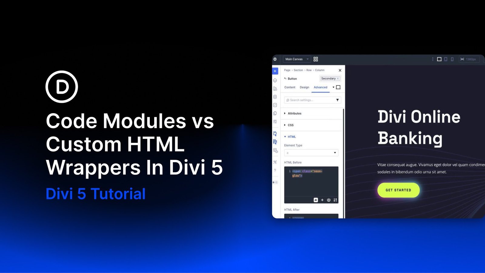 Code Modules vs Custom HTML Wrappers In Divi 5