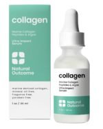Collagen Peptide Serum for Face, Daily Firming, Lifting and Wrinkle Reducing Facial Serum with Marine Derived Collagen and Hyaluronic Acid 1 oz