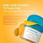 Dr.Melaxin TX Turmeric Toner Pads, 70 Sheets, Tranexamic Acid, Coic Acid, Termeric, Beautiful Skin, Brightening Toner Pad, Pigmentation, Keratin, Korean Skin Care, Korean Cosmetics - Image 2
