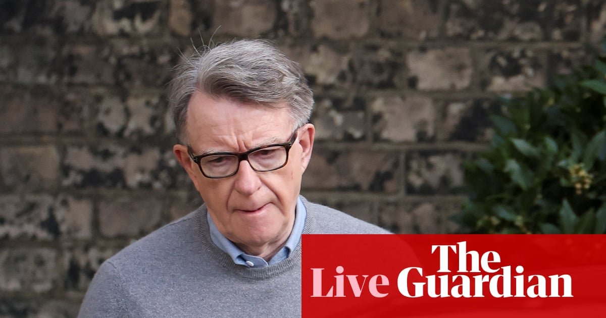 Due diligence report warned of ‘general reputational risk’ in Mandelson appointment - UK politics live | Politics