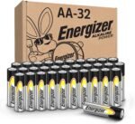 Energizer AA Batteries Alkaline Power, 32 Count Alkaline Double A Battery Pack