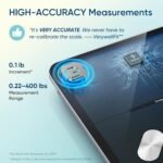 Etekcity Smart Scale for Body Weight, FSA&HSA Eligible, Bathroom Digital Weighing Scale with BMI, Body Fat, Muscle Mass, Accurate Bluetooth Home User Health Equipment Sync Apps, LED, Tempered glass - Image 2