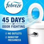 Febreze Bathroom Air Freshener, Odor-Fighting, Plug In Alternative, Air Fresheners for Home and Bathroom and Kitchen, Closet Air Fresheners, Linen & Sky Scent, 4 Count - Image 2