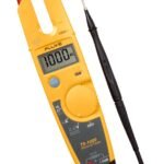 Fluke T5-1000 Voltage, Continuity and Current Tester, OpenJaw Design For Current Measurements Without Metallic Contact, Includes Detachable Slim Reach Probe Tips, Auto Selects AC or DC Voltage