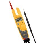 Fluke T5-600 Electrical Voltage, Continuity and Current Tester, Measures AC Current Up to 100 A Without Contact, Automatically Select AC/DC for Tests, Includes Detachable SlimReach Probe Tip