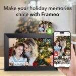 Frameo 10.1 Inch WiFi Digital Picture Frame with 32GB Storage,1280 * 800P IPS HD Touch Screen,Send Photos/Videos from Your Phone Anywhere, Photo Gifts for Parents and Grandparents - Image 2