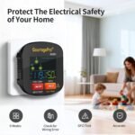 GFCI Outlet Tester with LCD Display, Standard 3-Prong 110V-250V AC Outlet Tester Plug in,Voltage Socket Checker,Electrical Diagnostic Tool for Home Outlets - Image 2