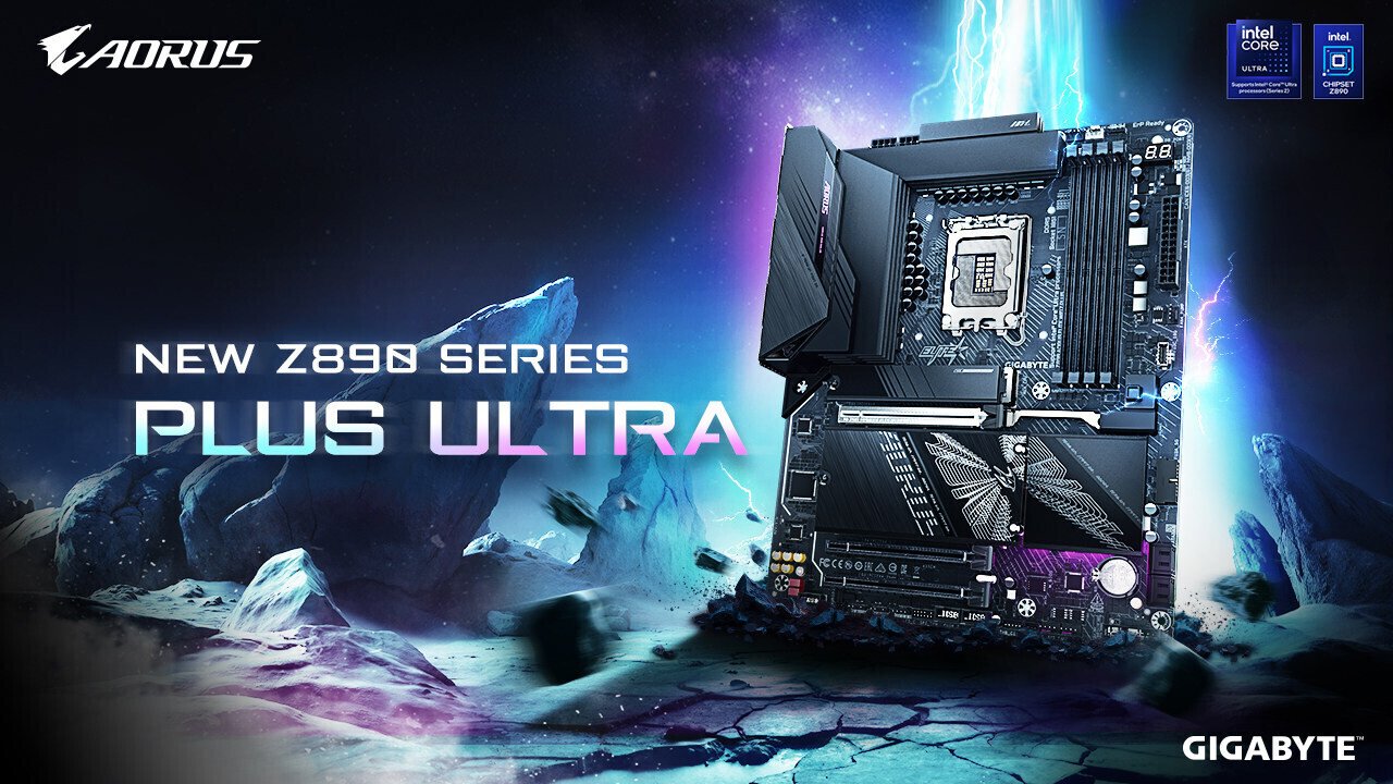 GIGABYTE Launches Z890 Plus Series Motherboards Supporting Intel Core Ultra 200S Plus Series Processors and CQDIMM