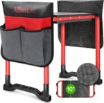 Garden Kneeler and Seat Heavy Duty,Upgraded Foldable Gardening Stool Widened to 10" Stable Wear-Resistant Prevent Knee and Back Pain, Bench High-End 2 Large Tool Bags Gift for Women