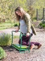 Gardener's Supply Company Garden Kneeler and Portable Stool | Extra Wide & Soft Kneeler for Outdoor Flower Beds and Raised Bed Planting | Ideal Gardening Gifts for Grandparents & Senior Gardeners - Image 2