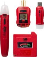 Gardner Bender Household Electrical Tester Kit; Battery, GFCI, Non-Contact Voltage, and USB Testers