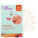 Good Molecules Pimple Patches for Face, 60 Pack – Ultra-Thin Hydrocolloid Acne & Zit Patches, Invisible Under Makeup, Clinically Tested Acne Spot Treatment