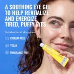Good Molecules Yerba Mate Wake Up Eye Gel - Hydrating Under Eye Gel Cream with Hyaluronic Acid and Caffeine - Target Dark Circles and Puffiness - Skin Care for Face - Image 2