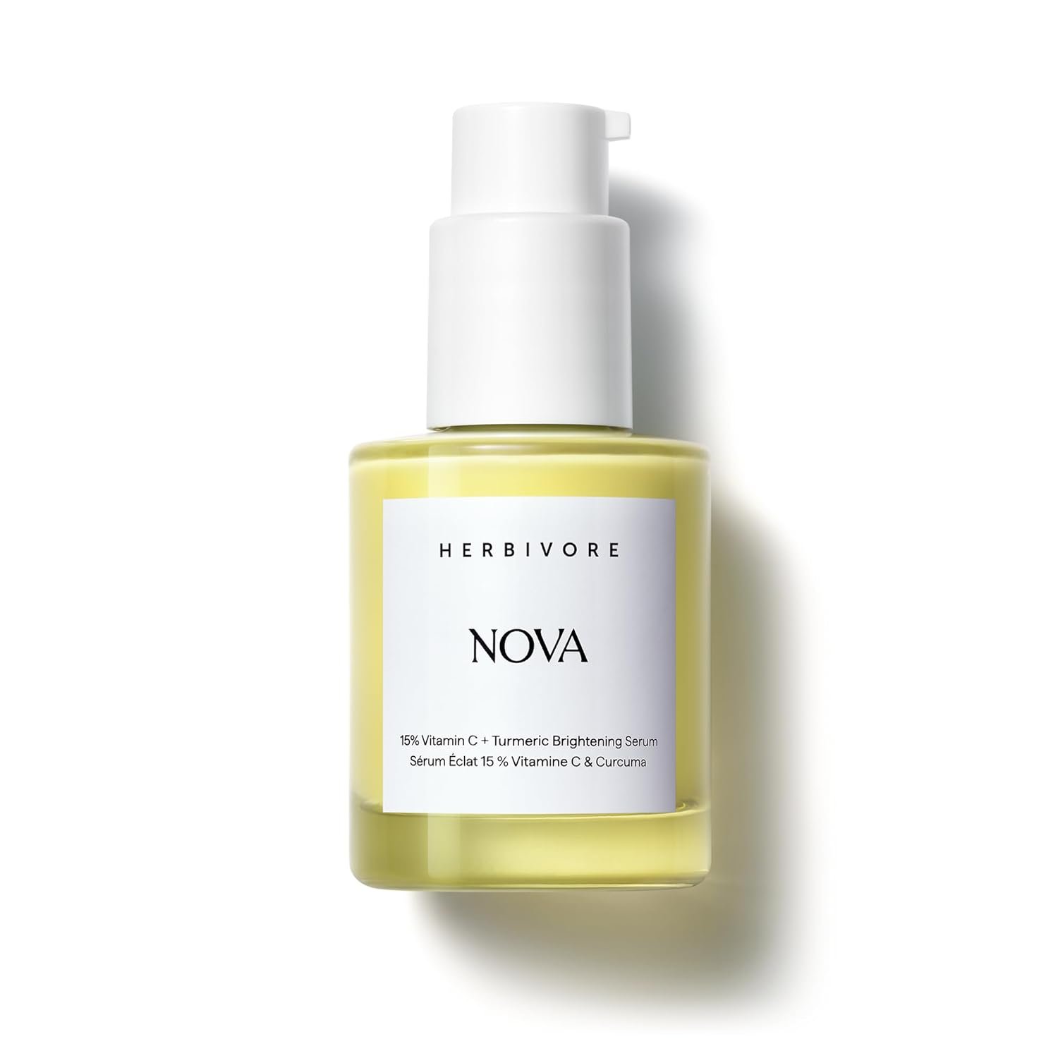 HERBIVORE Nova 15% Vitamin C + Turmeric Brightening Serum for HERBIVORE Nova 15% Vitamin C + Turmeric Brightening Serum for Dark Spots, Hyperpigmentation + Even Skin Tone | Vegan, Plant-Based, Cruelty-Free, 30 mL / 1 oz - Image 1