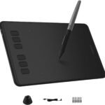 HUION Inspiroy H640P Drawing Tablet, 6x4 inch Digital Art with Battery-Free Stylus, 8192 Pen Pressure, 6 Hot Keys, Graphics Tablet for Drawing, Writing, Design, Teaching, Work with Mac, PC & Mobile
