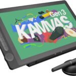 HUION KAMVAS 16 (Gen 3) Drawing Tablet with Screen, 15.8 inch 2.5K QHD Art Tablet with Full Laminated Anti-Sparkle Glass, 99% sRGB, PenTech 4.0, 16384 Pen Pressure, Dual Dials for Mac, PC, Android