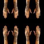 Henna Stencils 9 Sheet Henna Tattoo Kit, Reusable Henna Stickers for Hand Forearm Indian Arabian Self Adhesive Tattoo Templates - Image 2