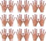 Henna Tattoo Kit, 18 Sheets Self-Adhesive Henna Tattoo Stencils Indian Mehndi Designs for Hands, Traditional Body Art - Image 2