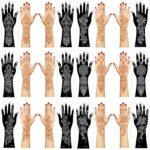 Henna Tattoo Stencil Kit,12 Sheets Stickers for Henna Tattoo Hand Forearm Glitter Airbrush DIY Tattooing Template, Large Indian Temporary Tattoo Stickers
