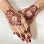 Henna Tattoo Stencils Kit, 18 Sheets Self-Adhesive Templates, Indian Mehndi Designs for Hands, Traditional Body Art - Image 2