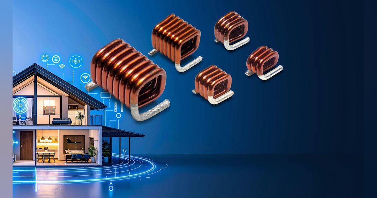 High-Q Square-Package Air Coil Inductors Feature Self-Resonant Frequencies