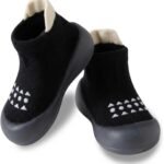 Hstyle Baby Sock Shoes Toddler Walking Shoes Infant Non-Slip Slippers Soft Rubber Sole Sneakers for Baby Boys Girls