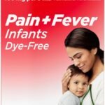 Infants' Tylenol Liquid Pain Reliever and Fever Reducer Medicine, Acetaminophen Oral Suspension for Sore Throat, Headache & Teething, Kids Fever Reducer; Dye-Free Cherry Flavor, 2 fl oz, Pack of 1