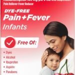 Infants' Tylenol Oral Suspension Liquid Medicine with Acetaminophen, Baby Fever Reducer & Pain Reliever for Minor Aches & Pains, Sore Throat, Headache & Teething Pain, Dye-Free Cherry, 1 fl. oz